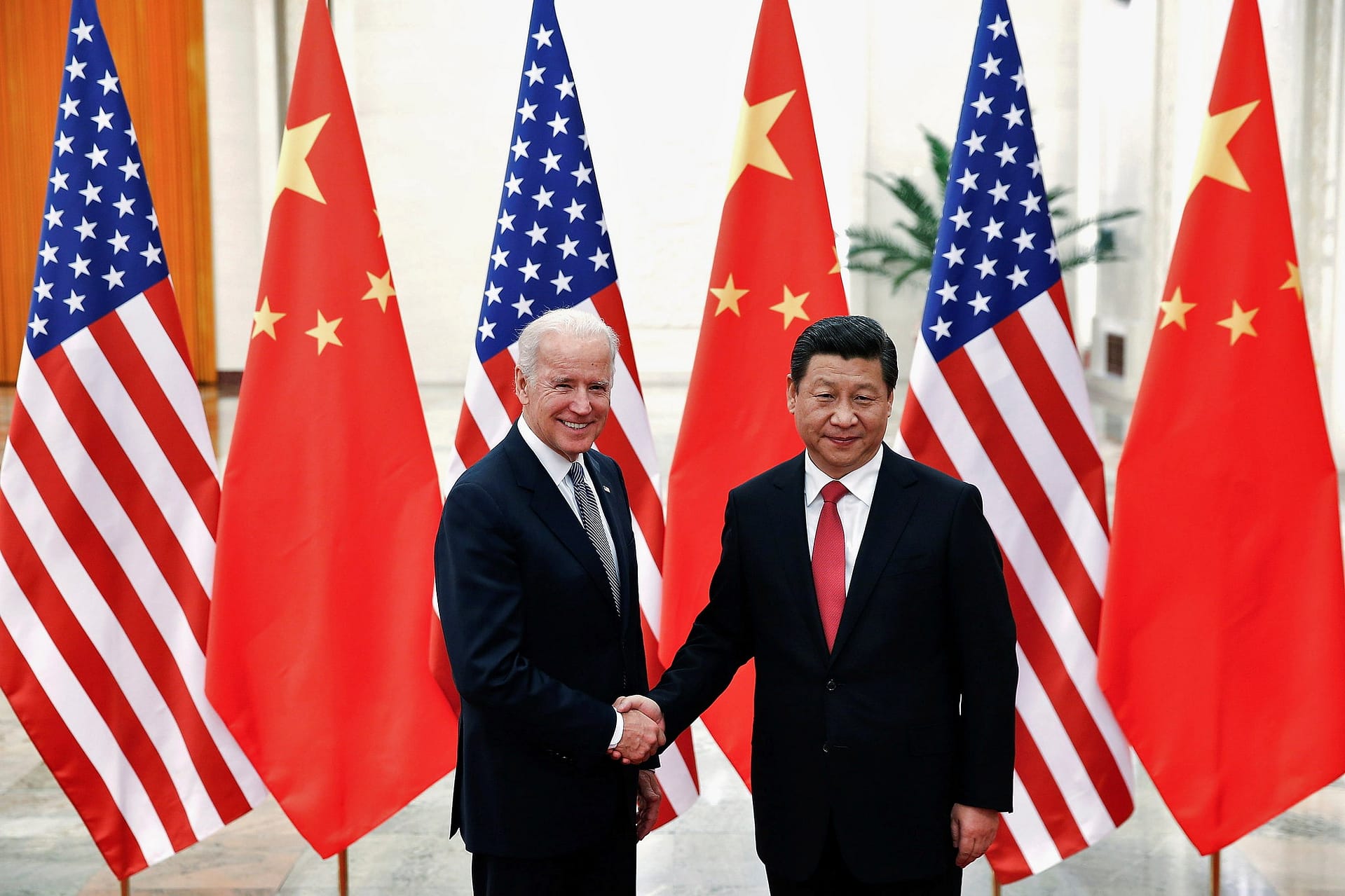 Joe Biden and Xi Jinping meeting