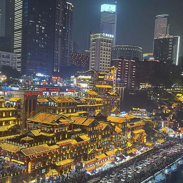 Chongqing er en af de kinesiske byer, som er ved at blive cool. Foto: Bolette Thomsen